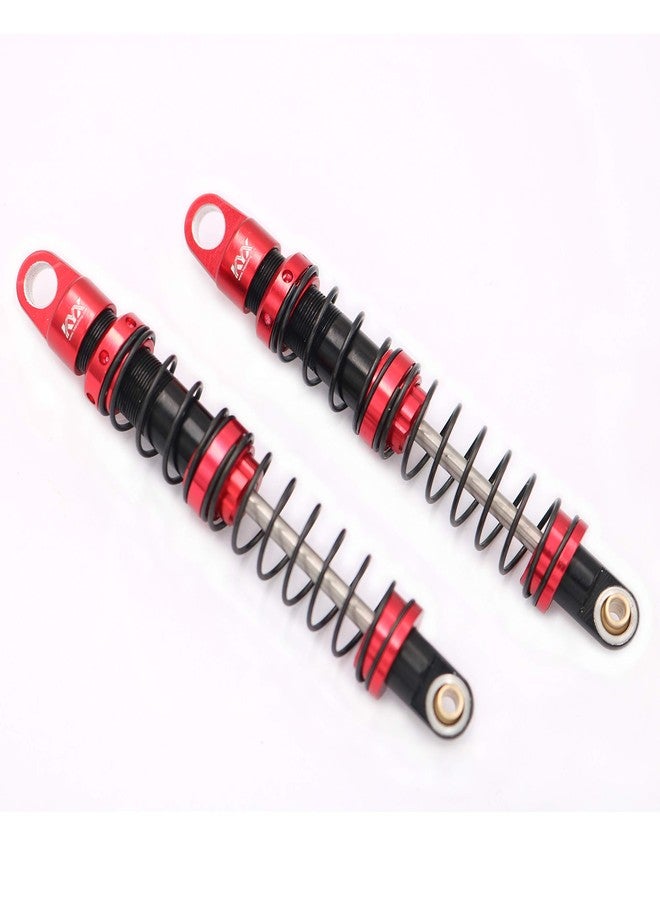 KYX ممتص صدمات معدني أحمر من KYX Racing مقاس 90 مم لسيارات التحكم عن بعد بمقياس 1/10 من طراز TRX-4 Wraith SCX10 II D90 (قطعتان) - Image 1